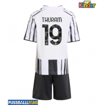 Juventus Khephren Thuram #19 Heimtrikotsatz Kinder 2025-26 Kurzarm (+ Kurze Hosen)